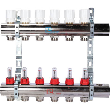 Коллектор LUXOR CD 477/6 с расходомерами