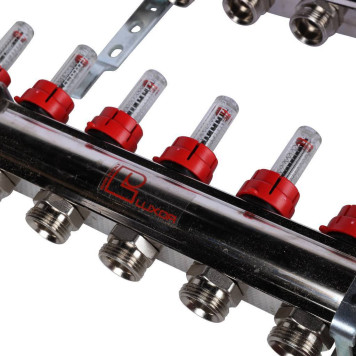 Коллектор LUXOR CD 477/6 с расходомерами-6