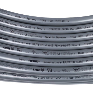 Труба REHAU RAUTITAN STABIL 20 мм, 100 м бухта из полиэтилена.-3