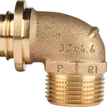 Фитинги REHAU RAUTITAN Угольник-переходник 32-R 1 RX+ для труб из сшитого полиэтилена с наружной резьбой-6