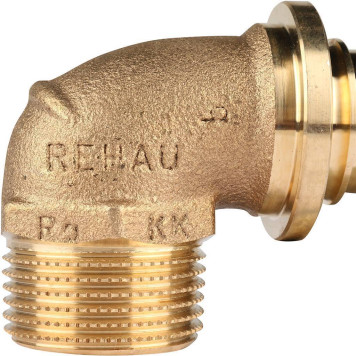 Фитинги REHAU RAUTITAN Угольник-переходник 32-R 1 RX+ для труб из сшитого полиэтилена с наружной резьбой-7