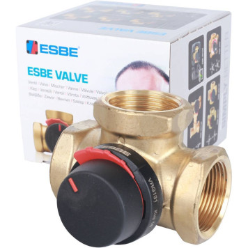 Esbe Вентиль поворотный трехходовой DN32 VRG 131 KVS 16 внутренняя резьба 1 1/4.-6