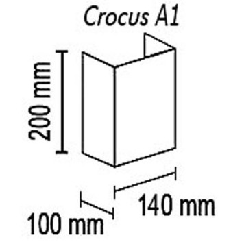 Накладной светильник TopDecor Crocus Glade Crocus Glade A1 10 09g-1