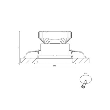 Корпус на 1 пост SWG PRO COMBO COMBO-41-WH-2