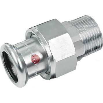 Сгон SANHA-Therm 24333G ВПр-НР 22x3/4 с плоским уплотнением.