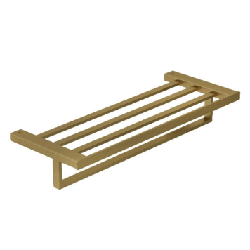 Kludi 31 989 N0 VELA C держатель для полотенец с полкой, L = 600 мм Brushed Gold 31989N0