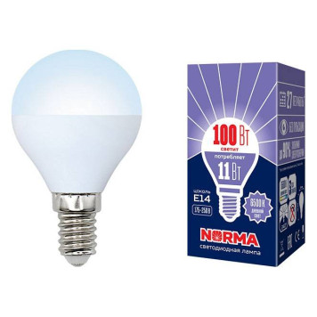 Лампа светодиодная Volpe E14 11Вт 6500K UL-00003830