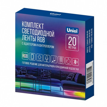 Комплект с лентой светодиодной Uniel UL-00012816-2