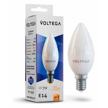 Лампа светодиодная Voltega Candle 7W 7048