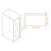 Душевая перегородка RGW WA-002G 700