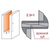 Фреза пазовая с торцевым зубом Z2+1 с хвостовиком 8 мм серия 174 (174.121.11)