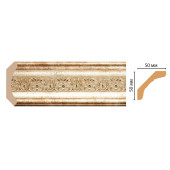 Плинтус потолочный DECOMASTER 167-127 (48*48*2400мм)