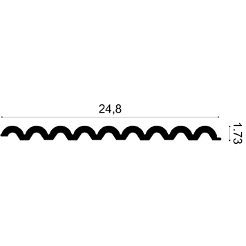 3D стеновые покрытия WX218 FLUTE XL-1