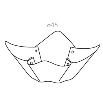 ADJ Фруктовница, D45 см., цвет: коньяк/бордо-3