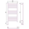 Сунержа Богема 3.0 Полотенцесушитель электрический 40x80h, лев., цвет: золото 03-5804-8040