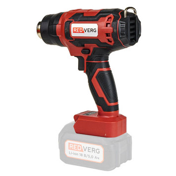 Фен строительный аккумуляторный REDVERG RD-HG18/U (без акк, без з/у)-9