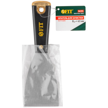 Шпатель для удаления ржавчины Профи, толщ. лезвия 1 мм, пластик.ручка с метал.бойком 2,5 (63 мм)-2