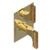 THG Ginkgo Смеситель для душа, термостатический, с переключателем на 2 потока, цвет: золото/хрусталь. G00-A00-5500AE, U5E-F01-5500BE