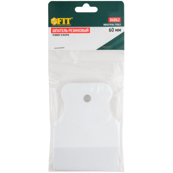 Шпатель резиновый белый 60 мм-2