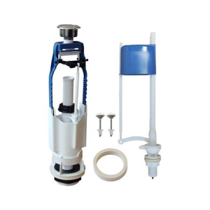 Арматура д/бачка набор 1/2  н/под хр кноп 1реж универ Уклад А 105.57.14.3