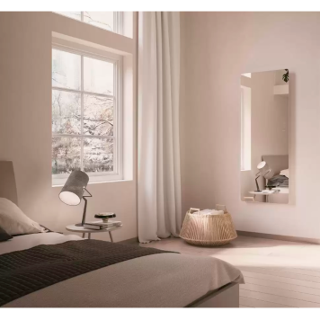 Полотенцесушитель электрический Lazzarini E-Mirrorr 700W зеркальный прямой