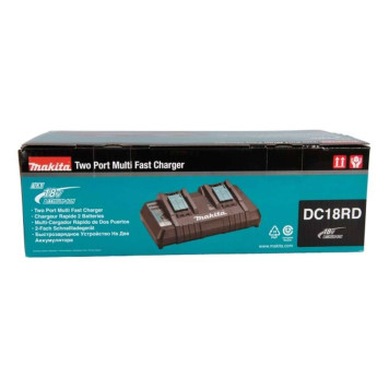 Зарядное устройство Makita DC18RD быстрое двухпортовое (LXT 18В) (Акция)-6