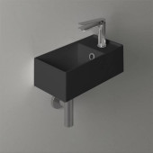 Simas Agile Раковина 40х20см., подвесная, 1 отв., правая, цвет: черный матовый. AG20 nero matt*1