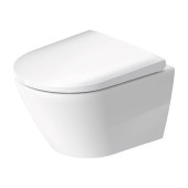 Duravit D-Neo Унитаз подвесной 48х37см, безободковый, сиденье микролифт, цвет: белый. 45880900A1 (2588090000+0021690000)