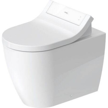 Duravit ME by Starck SensoWash Унитаз напольный 60х37см, пристенный вариант, включая крепление, сток горизонтальный, с сиденьем. 2169590000, 613000012004300