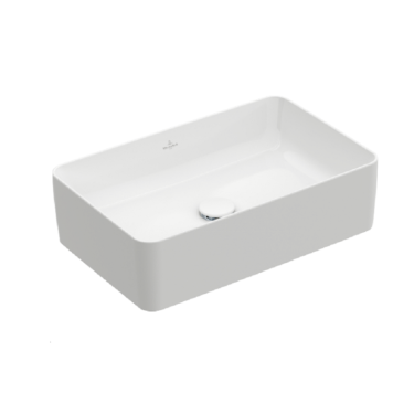 Раковина, Villeroy Boch, Collaro, шгв 560-360-145, отверстия для смесителя-отсутствуют, цвет-альпийский белый