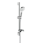 HG 26 553 400 Crometta Vario Душевой гарнитур H=650 мм, Ø100 мм, 2 режима, с мыльницей 26553400
