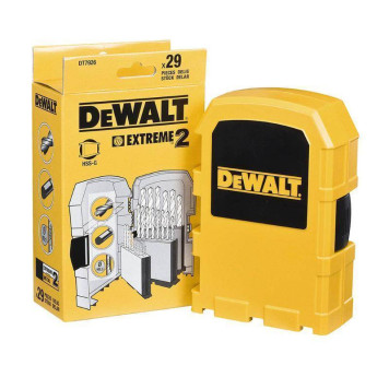 Набор сверл DeWalt 29шт EXTREME2 металл (1-13) DT7926-1