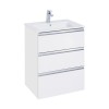 Roca The Gap Тумба подвесная 60x45x74см, с 3 ящиками, цвет: белый. A857404806