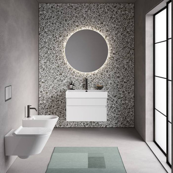 Catalano Premium Раковина 80х47см, подвесная, без отв., цвет: белый глянцевый. 0220800001-2