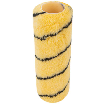 Ролик полиакриловый, бежевый с черной полоской, диам. 40/61 мм; ворс 10,4 мм, 180 мм-3