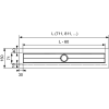 TECE drainline, дренажного канала 1500 мм из нержавеющей, для пристенного монтажа. 660005, 601570, 650002, 660003, 660017, 601501