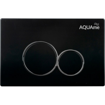 AQM4101B Панель смыва AQUAme, пластик, черный AQM4101B
