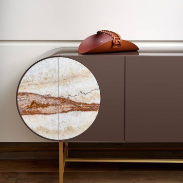 ADJ Открытая корзина для СПА Riviera, 48x28 см., цвет: бордо/коньяк-4