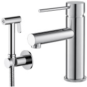 Смеситель для раковины с гигиеническим душем Timo Saona 2360/00G хром 2360/00G