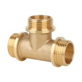 Тройник резьбовой латунный Smart Install  Н/Н/Н 1/2‘’. 52551S