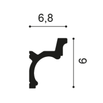 Скрытое освещение,Карнизы C328-2