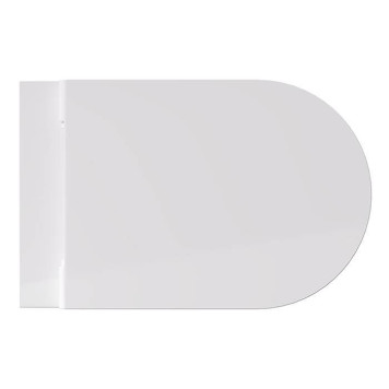 Alice Hide Round Унитаз 57х37см., подвесной, безободковый, без сиденья и крышки, цвет: белый глянцевый. 31170101, FIX10-1
