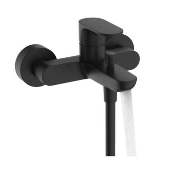 Hansgrohe Rebris S Смеситель для ванны, настенный, цвет: черный матовый. 72440670-1