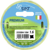 Леска для триммера Siat Premium 1.6 мм/15м, крученый квадрат Леска для триммера Siat Premium 1.6 мм/15м, крученый квадрат