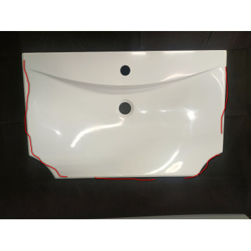 SaleAQLAD.07.04.D LaDonna 700 Раковина мрамор 700х460х85 мм, с отв. под смеситель SaleLAD.07.04.D_1084