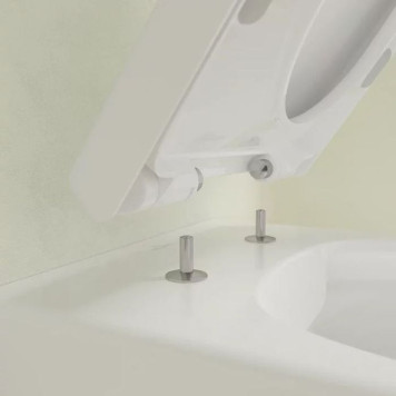 VilleroyBoch Avento Комплект унитаз-подвесной 37x53см, сиденье QuickRelease, SoftClose, цвет: альпийский белый. 5656HR01-3