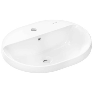Hansgrohe Xuniva U Раковина 55х45см., 1 отв., встраиваемая, цвет: белый. 60161450