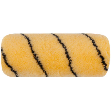 Ролик полиакриловый, бежевый с черной полоской, диам. 40/61 мм; ворс 10,4 мм, 150 мм