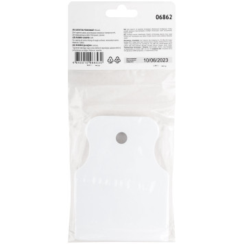 Шпатель резиновый белый 60 мм-3