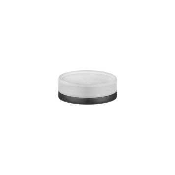 Gessi Emporio accessories Мыльница настольная, сатинированное стекло, цвет: Black XL